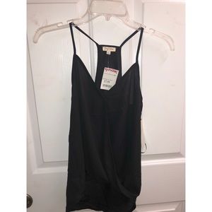 Black flowy tank top